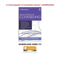 Encyclopedia of counseling 5th edition pdf