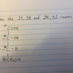 Draw the unique stereoisomers for 2-chloro-2 3-dimethylpentane