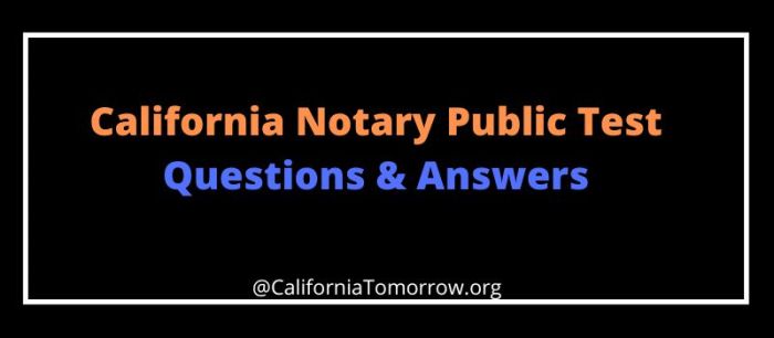 Notary public test questions and answers pdf